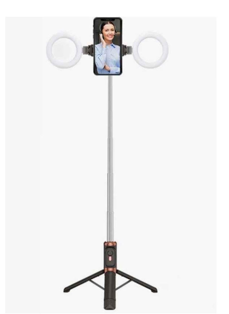 Selfie Stick Tripod, Extendable Bt Selfie Stick With Snapshot, Detachable Wireless Remote Control