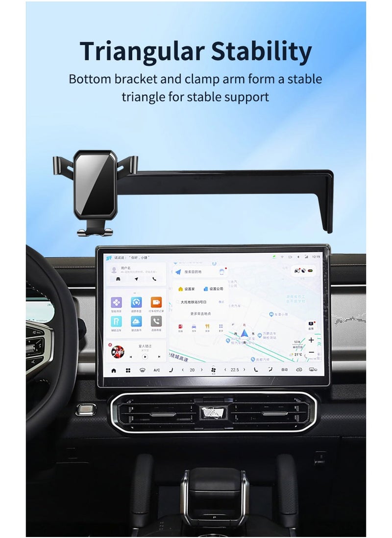 Jetour T2 Phone holder 2022-2025(15.6 inches) Monitor Phone Mount Gravity Car Holder for all phones