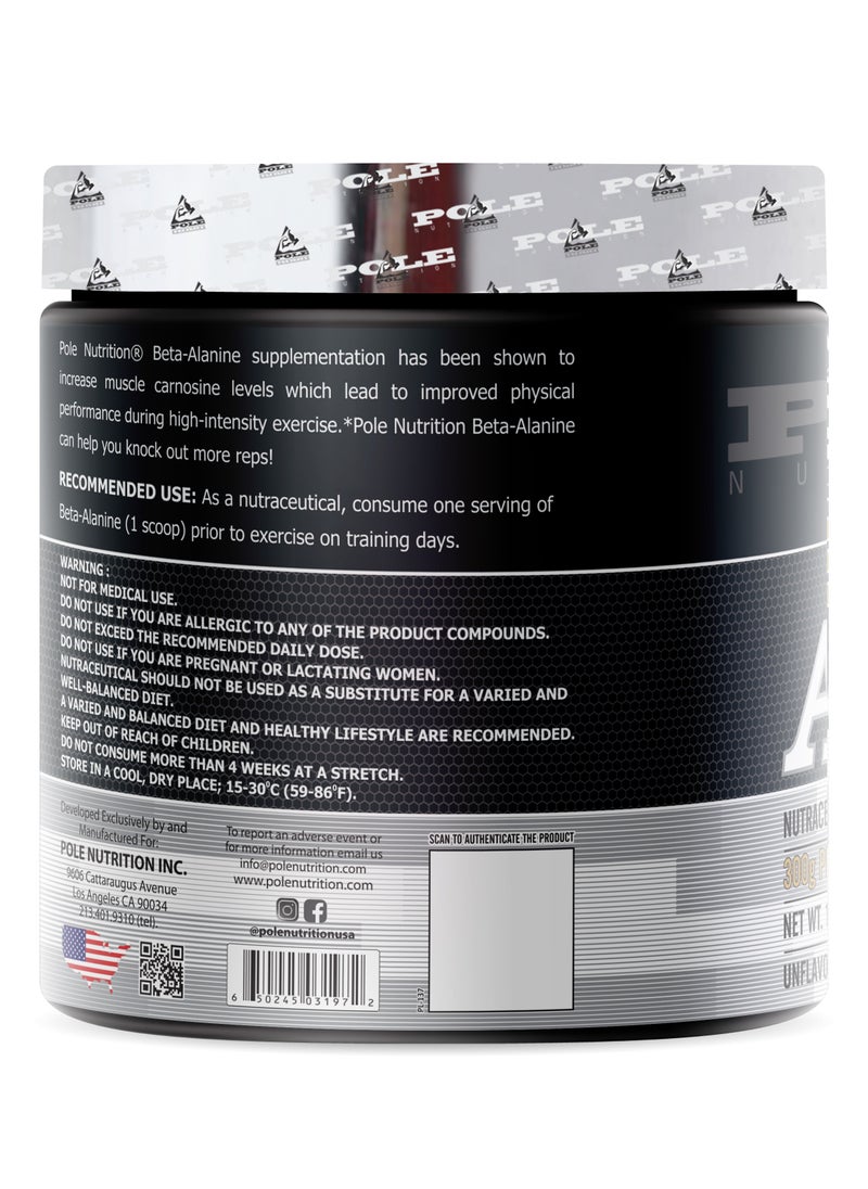 Beta Alanine 300g - Boost Endurance & Strength