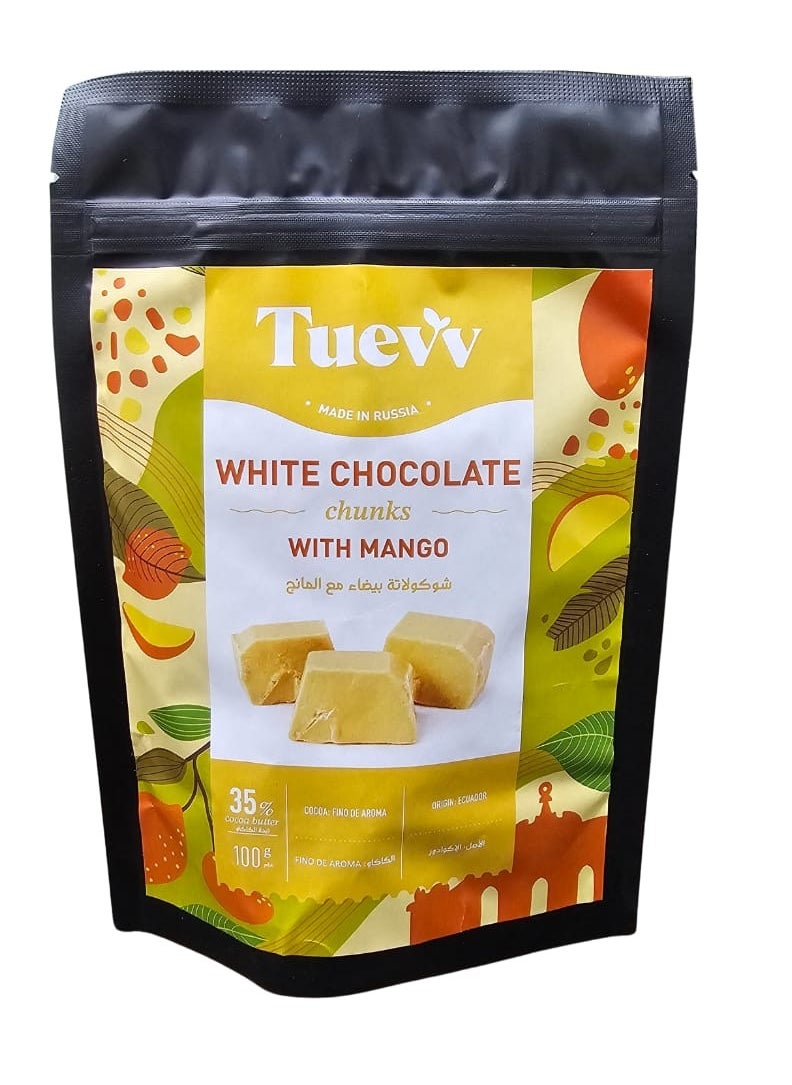 Tuevv White Chocolate with Mango 100g