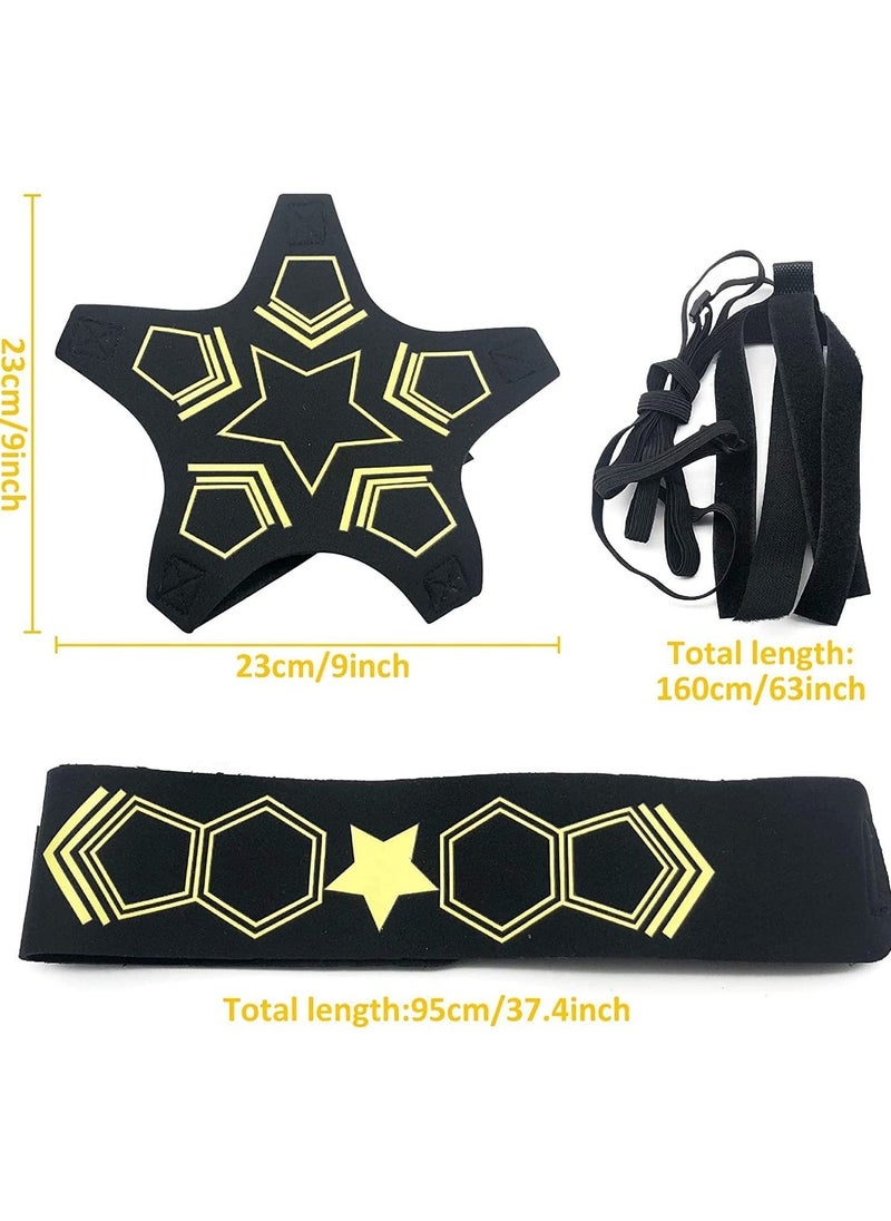 Football Kick Trainer, Adjustable Soccer Training Belt, Soccer Training Aid, Football Training Equipment for Kids and Adults, Perfect for Football Skills Improvement, Suitable for 3 4 5 Balls