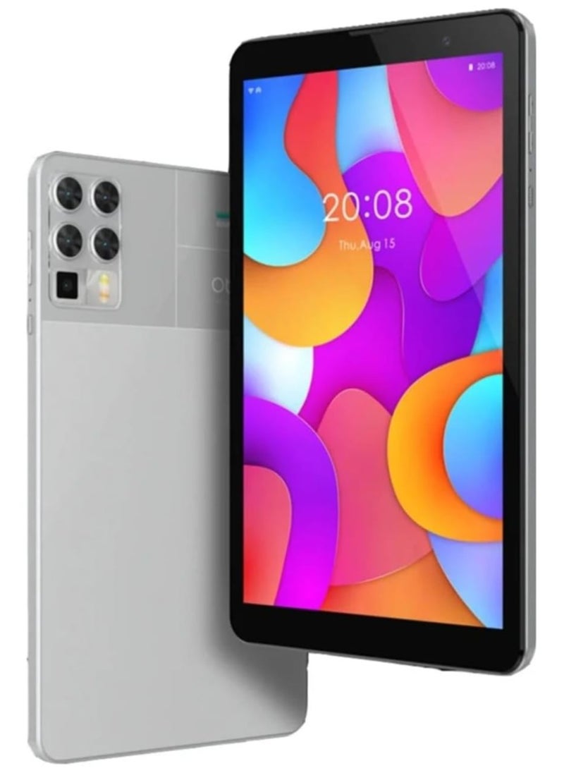 Oteeto K7 Android Tablet, 7.0 Inch 8 GB RAM, 256 GB ROM, 3500 mAh Battery, Octa Core Processor, Android 13.0, 5 + 8 MP Front Camera, Grey | K7