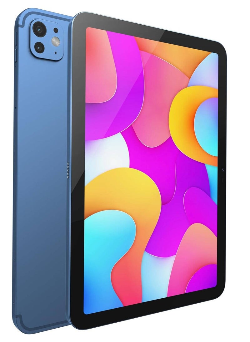 OTEETO TAB 15 Tablet/10.1 Inch/4G SIM/iOS Style Operating System/5G Dual SIM/Octa Core Processor/Included Flip Cover&Keyboard/8GB RAM + 512 GB ROM/Android 13/6000 mAh/8MP Front+13 MP Rear (Blue)