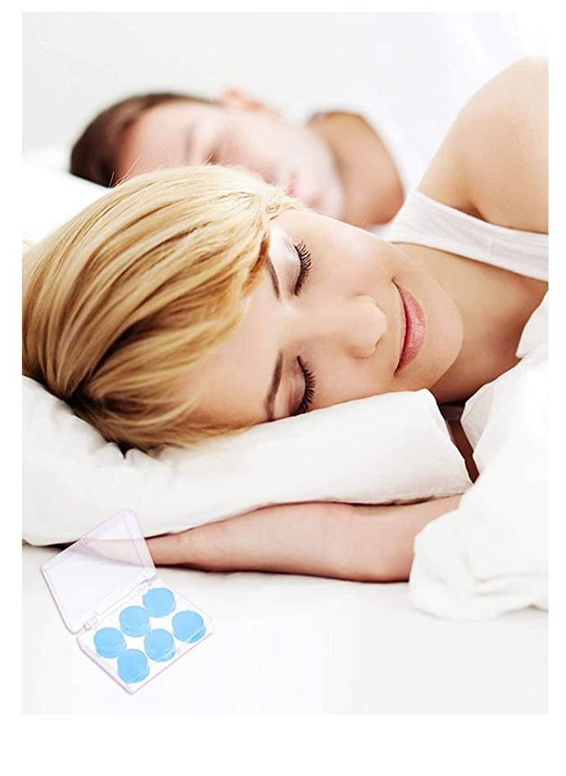 Sleep Earplugs, Silicone Earplugs, Sleep Earplugs with High Decibel Noise Protection Waterproof Earplugs for Sleep Learning Swimming and Cancelling Noise