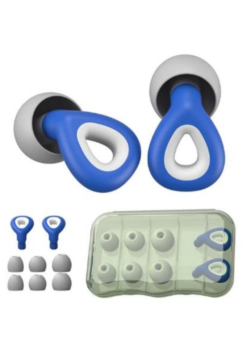 Set of Noise Reduction Ear Plugs for Sleeping and Waterproof Ear Protection for Swimming