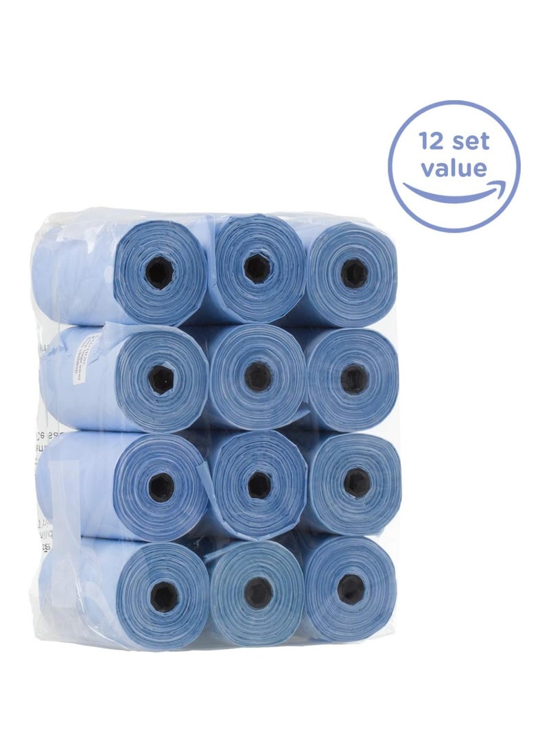 On The Go Waste Disposal Bags Refills Value Pack, Lavender Scented, 12 Roll Refills, Baby On The Go Essentials