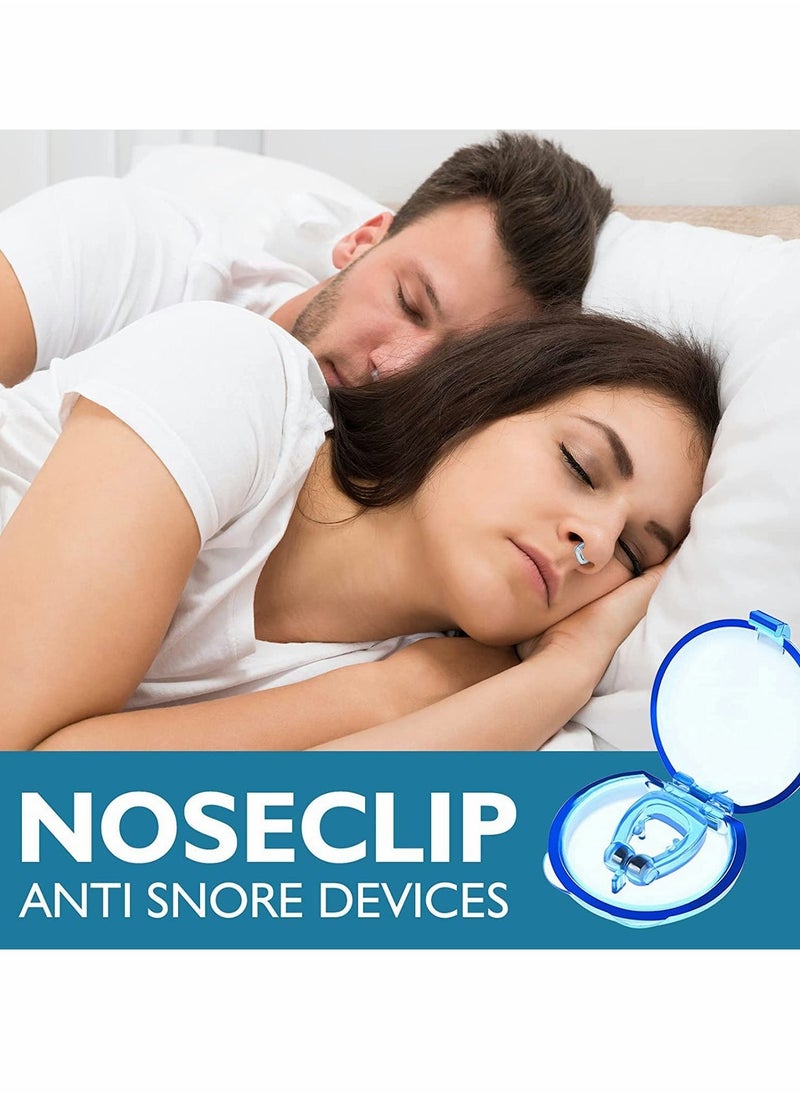 Snore Stopper Clipple Anti Snoring Device Silicone Nose Clip Magnetic Nasal Dilator Provide The Effective Solution to Stop 4PCS