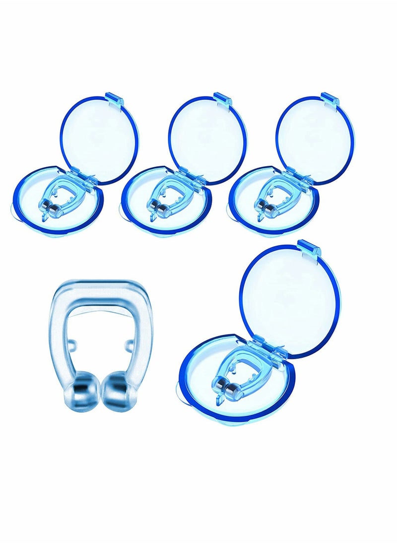 Snore Stopper Clipple Anti Snoring Device Silicone Nose Clip Magnetic Nasal Dilator Provide The Effective Solution to Stop 4PCS