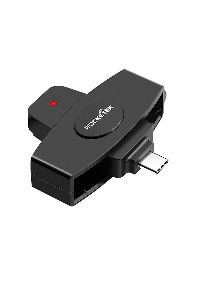 Rocketek CSCR3 Smart CAC Card Reader Type-c Bank Tax Declaration SIM Card/IC Card ID Card Reader(Type-c)