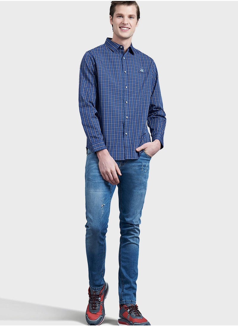 Checked Regular Fit Shirt