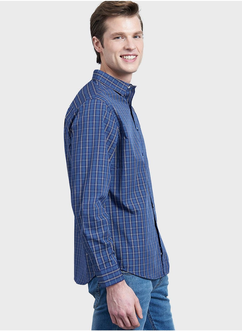 Checked Regular Fit Shirt