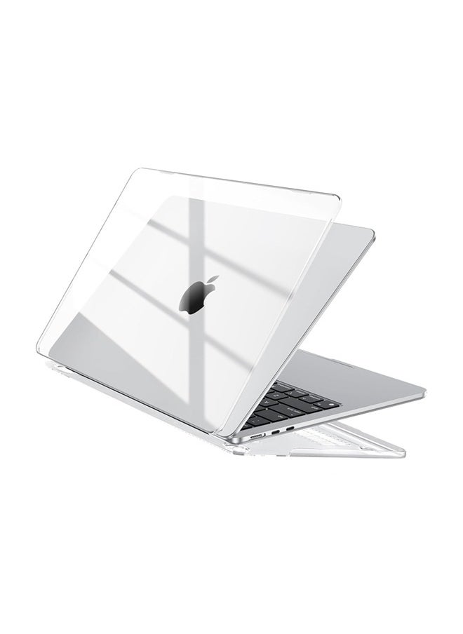 Case Compatible with MacBook Air 13 inch Case 2024 2023 2022 M3 A3113 M2 A2681 Plastic Hard Shell for MacBook Air 13.6 inch Case, Crystal Clear