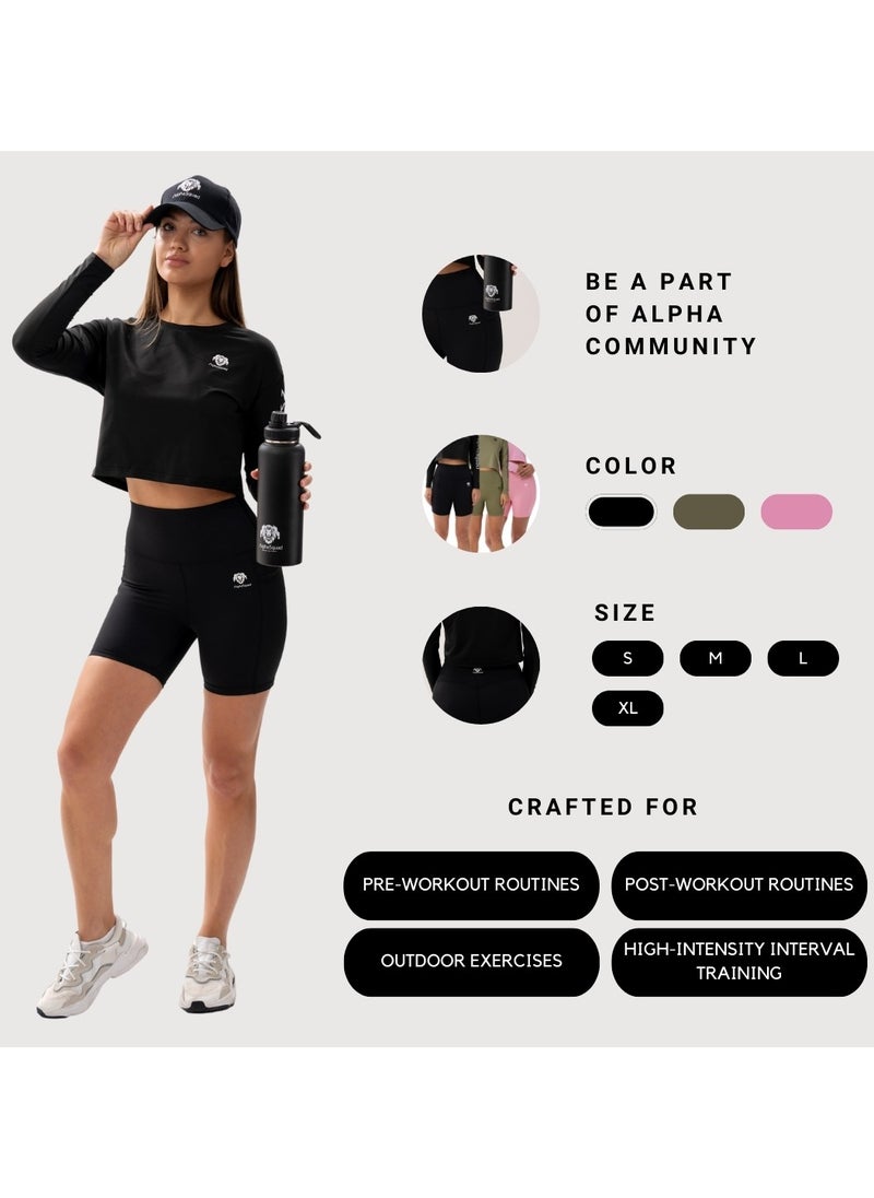 AlphaSquad Cycling Shorts for Women