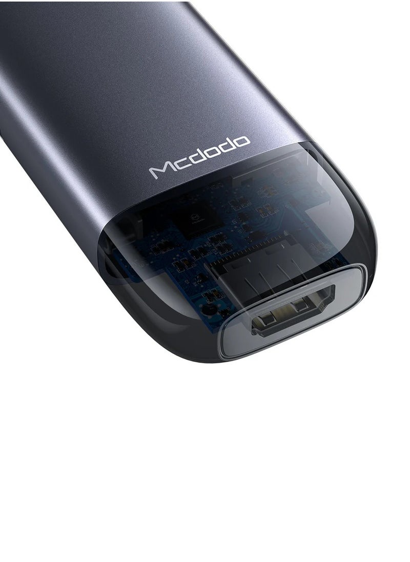 Mcdodo HU-7740 6 In 1 HUB HDMI USB-A 3.0*2 USB-C PD 100W SD TF Card Slot