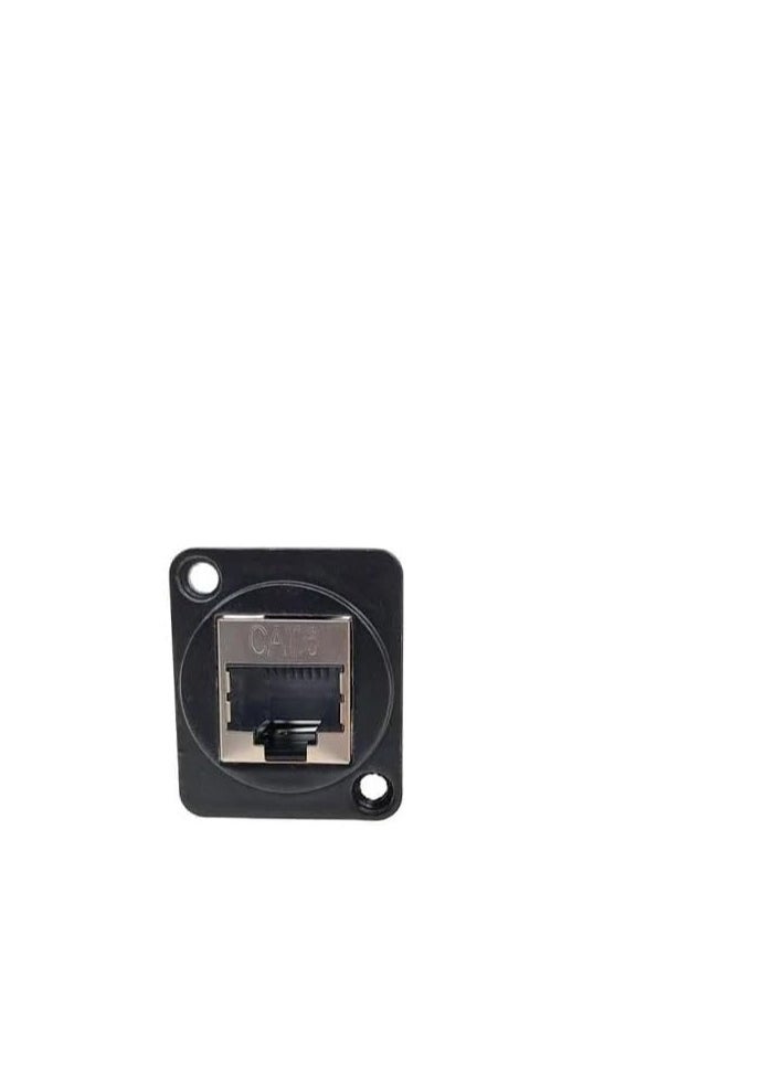 DKURVE D-Type RJ45-CAT6 Shielded Ethernet Panel Mount Socket, CAT5E Compatible