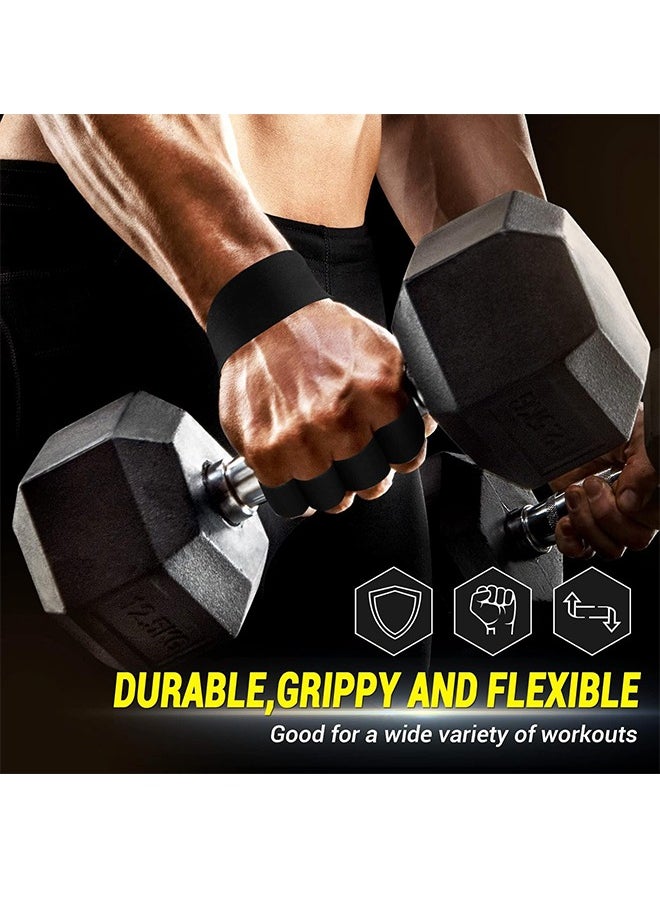 Workout Gloves for Men Women, Weight Lifting Gloves with Padded Leather Palm Grip Gym Gloves Durable Exercise Gloves for Kettlebell, Pull-Ups, Row, Cross Training