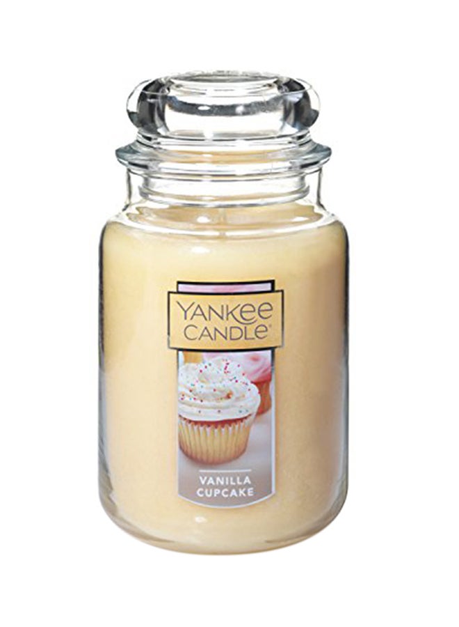 Yankee Candle Large Jar Candle, Vanilla Cupcake