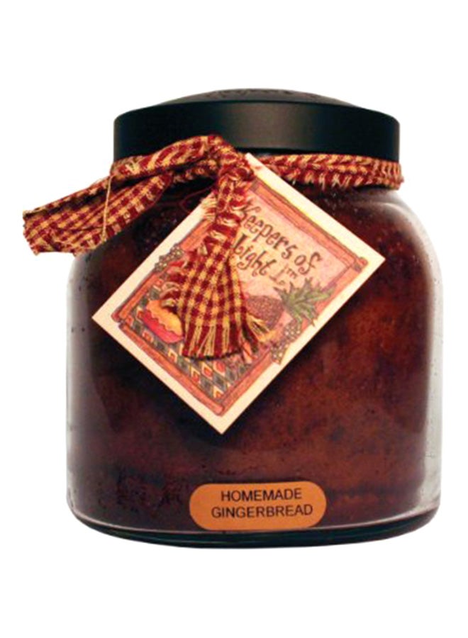 A Homemade Gingerbread 34 OZ Papa Jar Candle, 34Oz