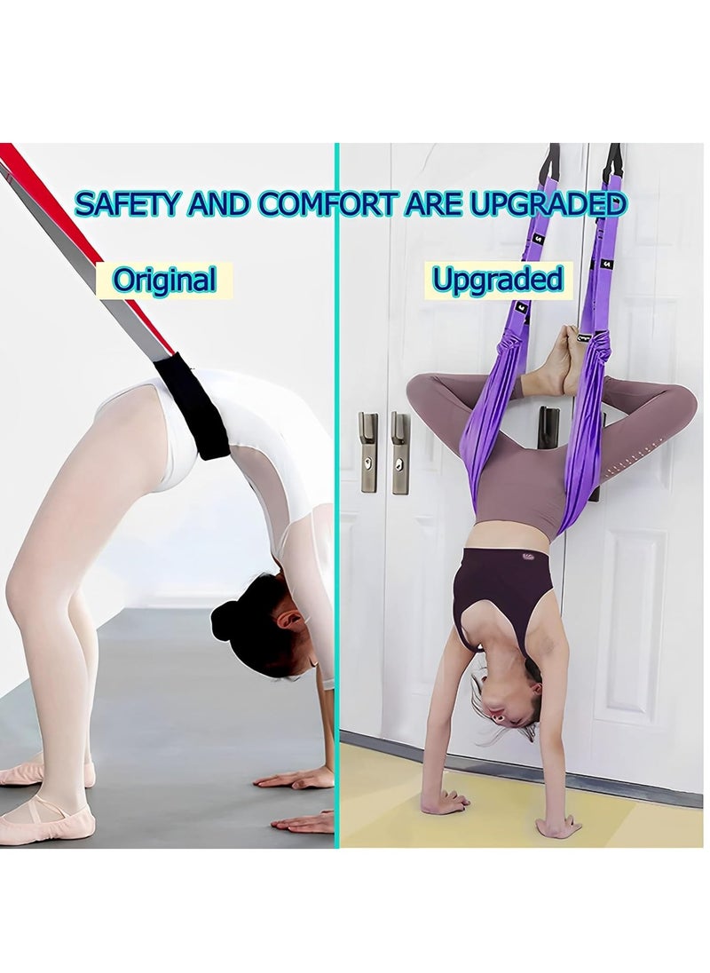 Aerial Yoga Strap Aerial Silk Fabric Yoga Swing Yoga Hammock for Antigravity Yoga Inversion Yoga Stretching Strap and Home Equipment for Ballet and Dance