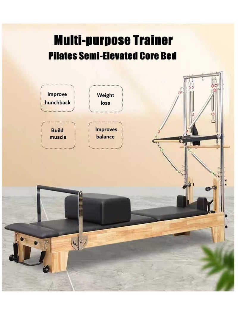 COOLBABYPilates Reformer  Pilates Core Bed Semi-elevated 2-in-1 Yoga Bed