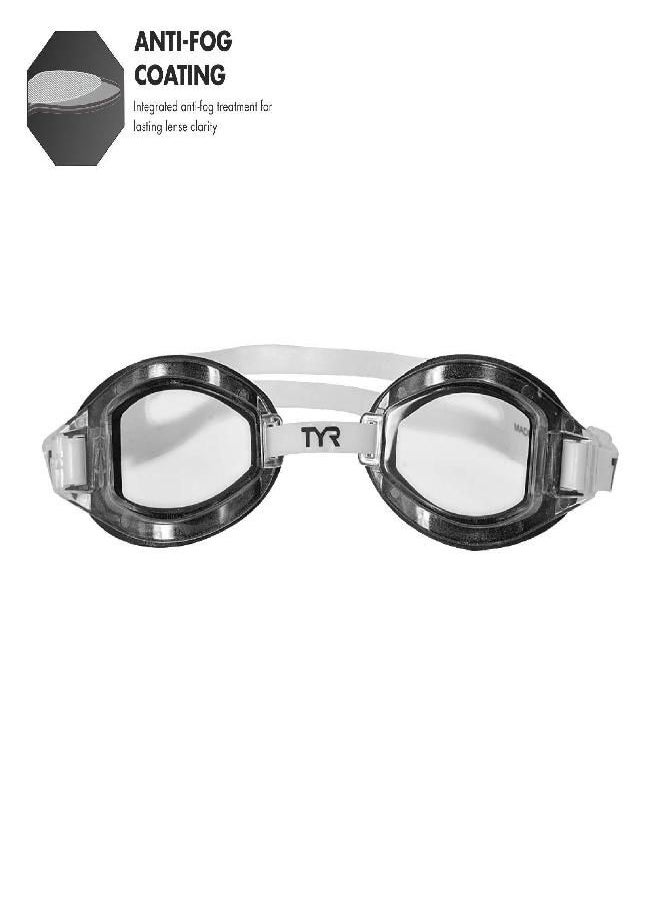 TYR Team Sprint Performance Goggle (Clear), 8 x 3.4 x 1.5