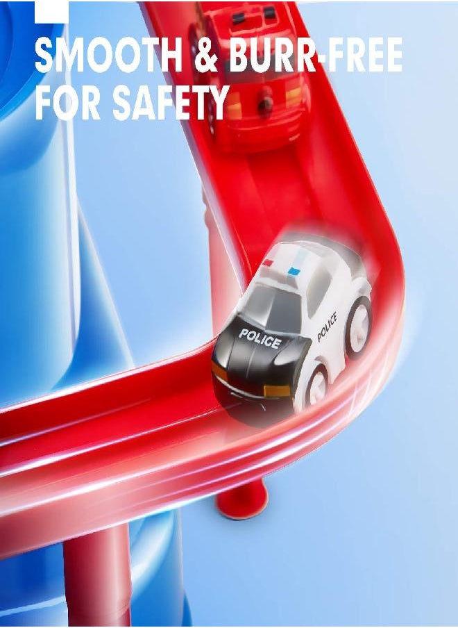 Toys for 3 Year Old Boys - Race Track Car Toys for Boys 3-5 Years Old - 4 Year Old Boy Birthday Gift - 3 Year Old Boy Gift Kids Games Ages 3-5 - Magnet Toy Thinking Fine Motor Skills Toys for Ages 2-4