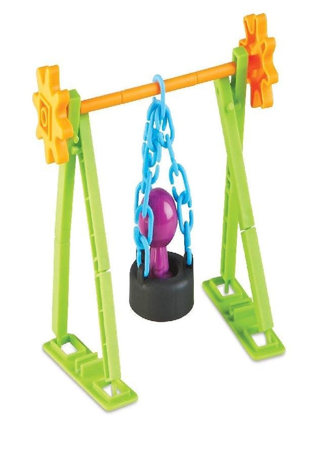 Learning Resources Playground Engineering & Design STEM Set - 104 Pieces, Ages 5+ STEM Toys for Kids, Construction Toys