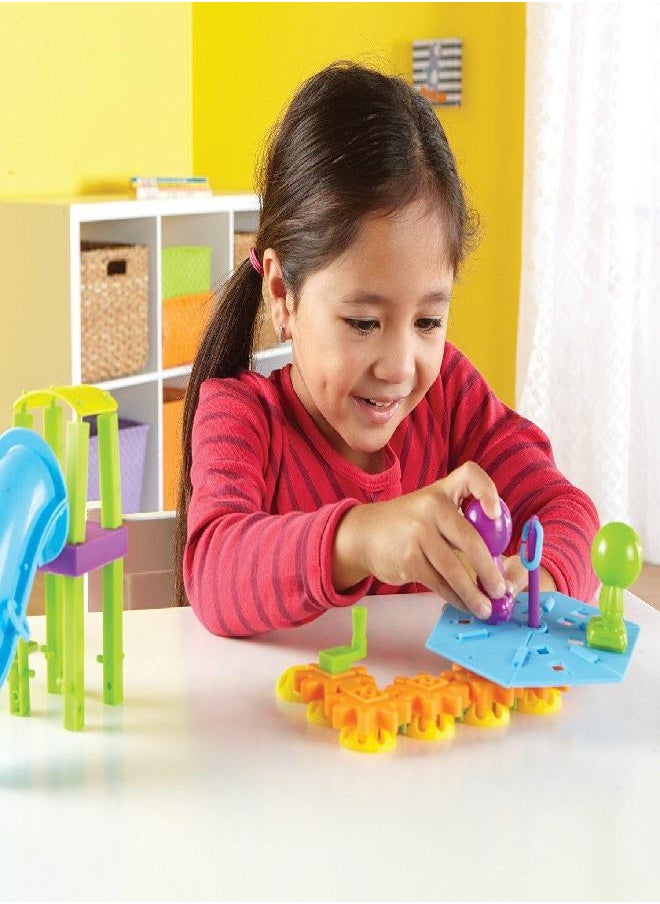 Learning Resources Playground Engineering & Design STEM Set - 104 Pieces, Ages 5+ STEM Toys for Kids, Construction Toys