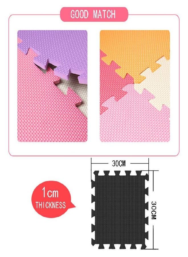 MQIAOHAM Children Puzzle mat Play mat Squares Foam Play mat Tiles Baby mats for Floor Puzzle Puzzle mat Childrens Soft Play mats Girl playmat Carpet Interlocking Foam Floor mats for Baby Beige 110