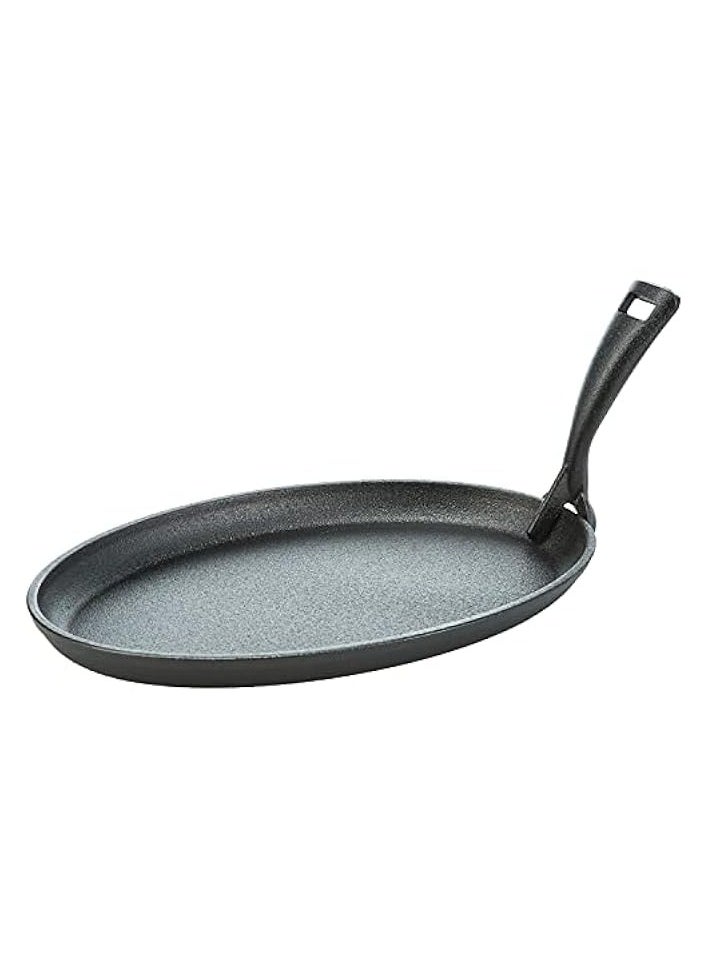 Oval Sizzler Tray, 28X18 cm , Black, Cost02 , 1 Pc