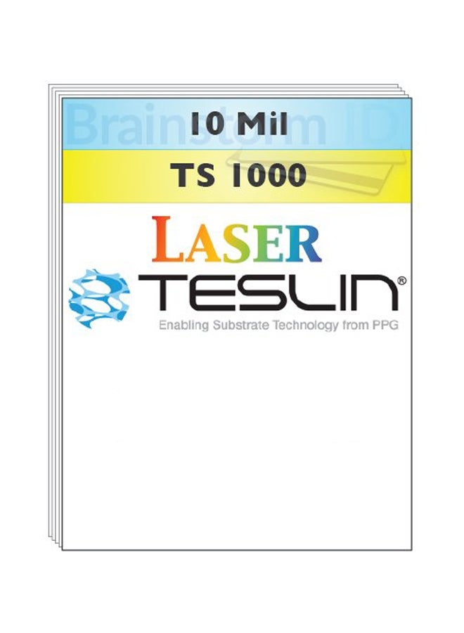 Laser Teslin Paper White