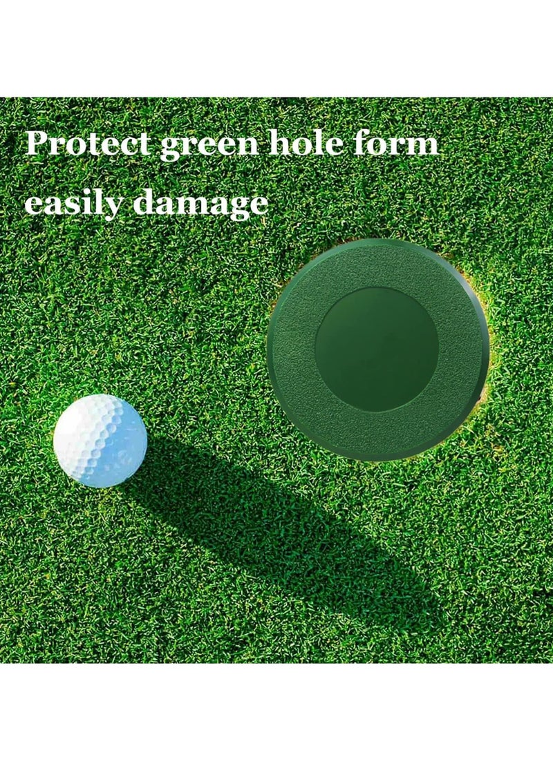 Golf Cup Cover Golf Hole Putting Green Cup Golf Practice Training Aids Hole Covers for Yard Garden Backyard Game Ball Outdoor Activities