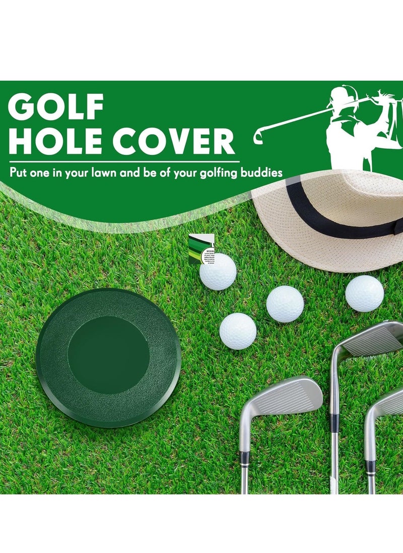 Golf Cup Cover Golf Hole Putting Green Cup Golf Practice Training Aids Hole Covers for Yard Garden Backyard Game Ball Outdoor Activities