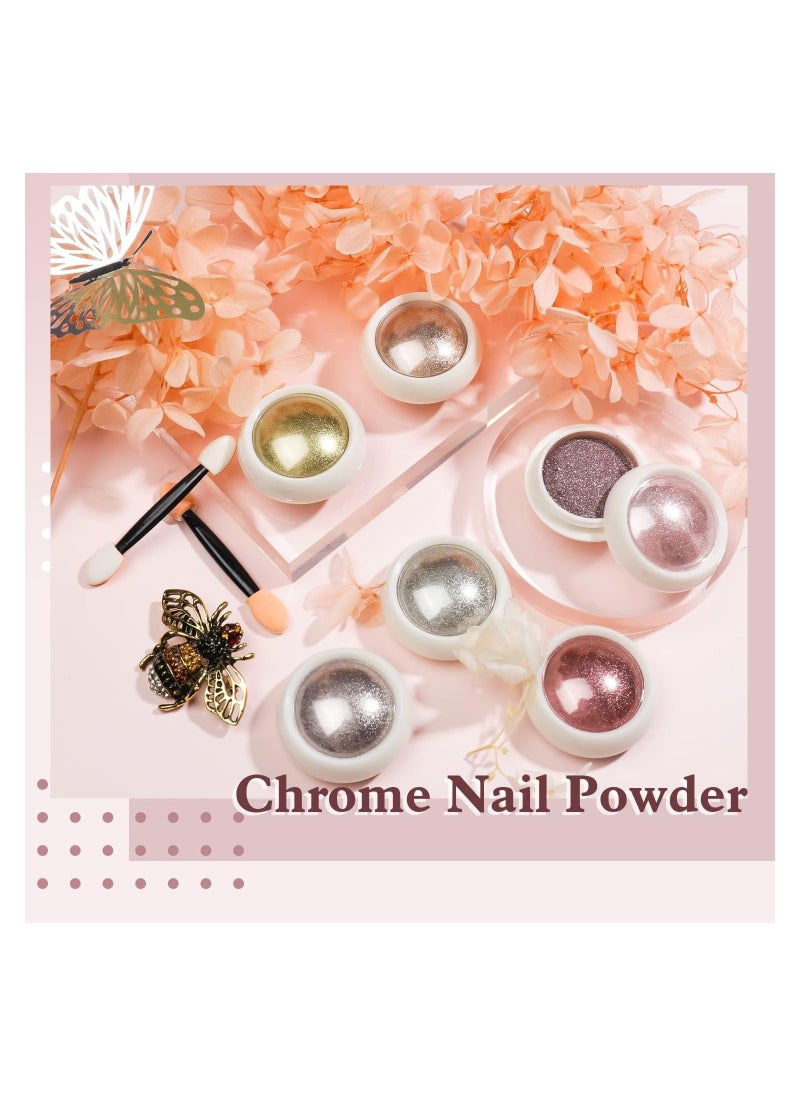 Holographic Chrome Nail Powder - Laser Synthetic Resin ment for Manicure Art (C) - Perfect for Stunning Nail Designs