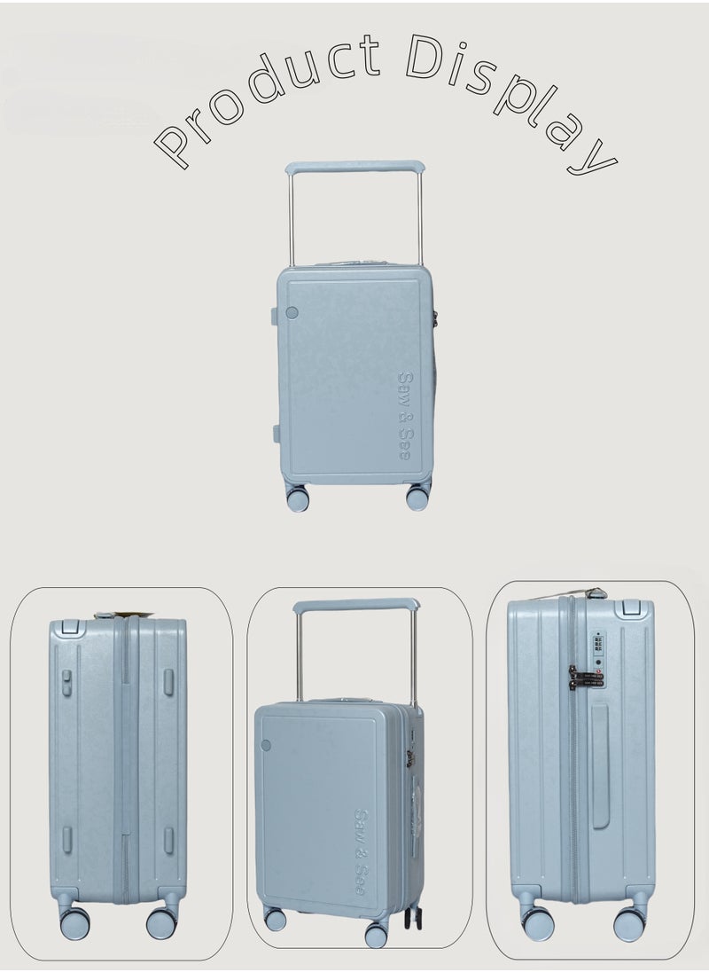 Saw&See Hard Shell Expandable Luggage With Spinner Wheels Unisex TSA Approved Luggage