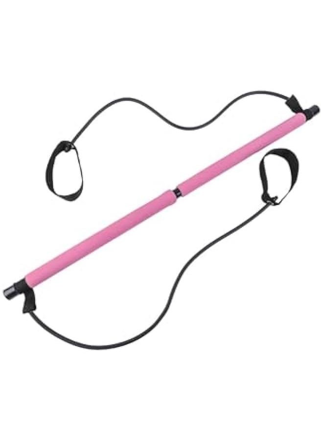 Stretched Fusion Pilates Bar, Pilates Stretched Fusion Bar, Stretchedfusion Multi-functional Pilates Bar, Pilates Stretched Fusion Bar, Multifunctional Pilates Bar Stretched Fusion for Home-Pink