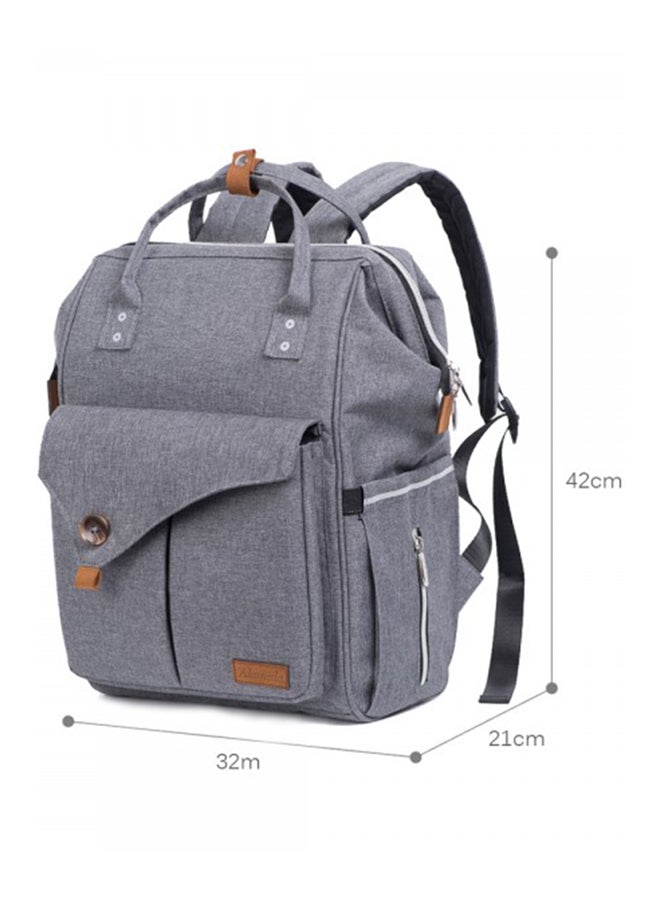 Alameda Diaper Backpack - Large - Grey