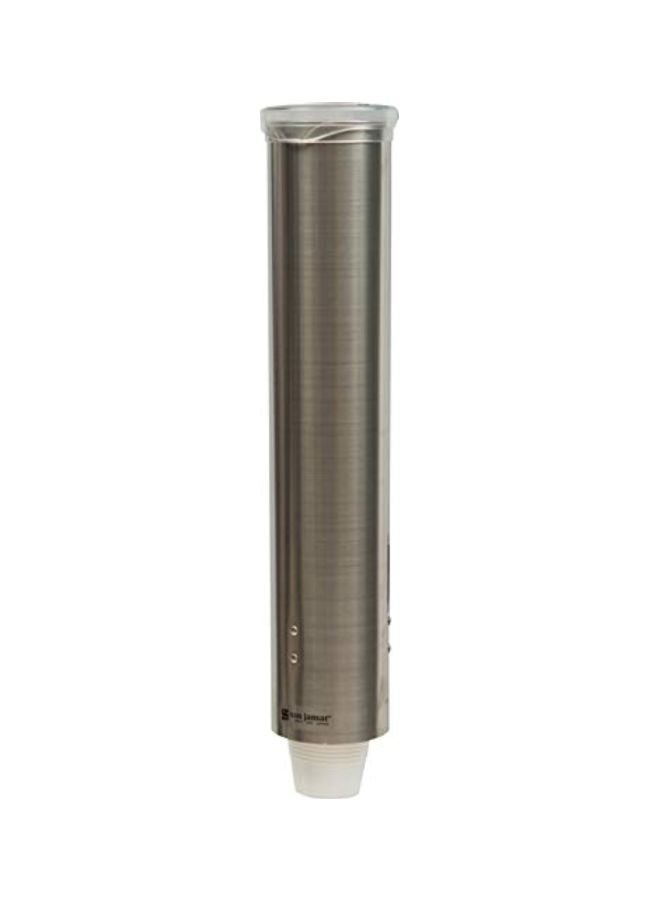 Stainless Steel Small Water Cup Dispenser Silver 16inch