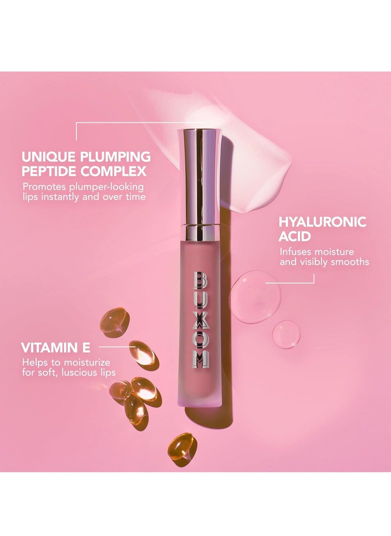 BUXOM Full-On Plumping Lip Cream, Lip Plumper Gloss, Enhancing Tinted Lip Plumper, Moisturizing Lip Gloss with Peptides and Vitamin E, Cruelty Free