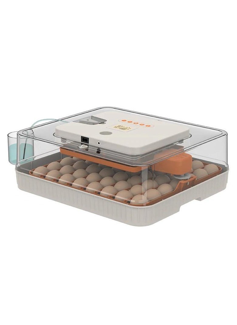 Dual Power 56 chicken egg Incubator,Automatic Humidity,egg turning and temperature control incubator with egg testing Function- (56H)