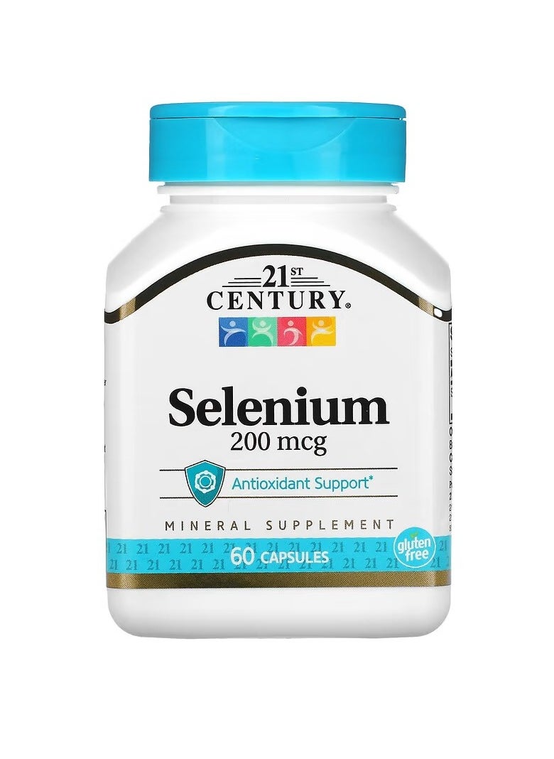 Selenium, 200 mcg, 60 Capsules