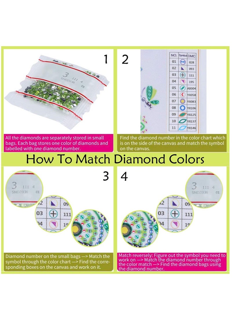 5D Diy Diamond Painting Special Shape Diamond Cute Animals Diamond Painting Kits For Kids Beginner