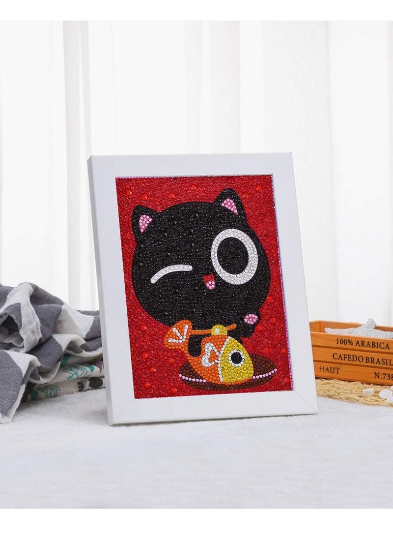 5D Diy Diamond Painting Special Shape Diamond Cute Animals Diamond Painting Kits For Kids Beginner