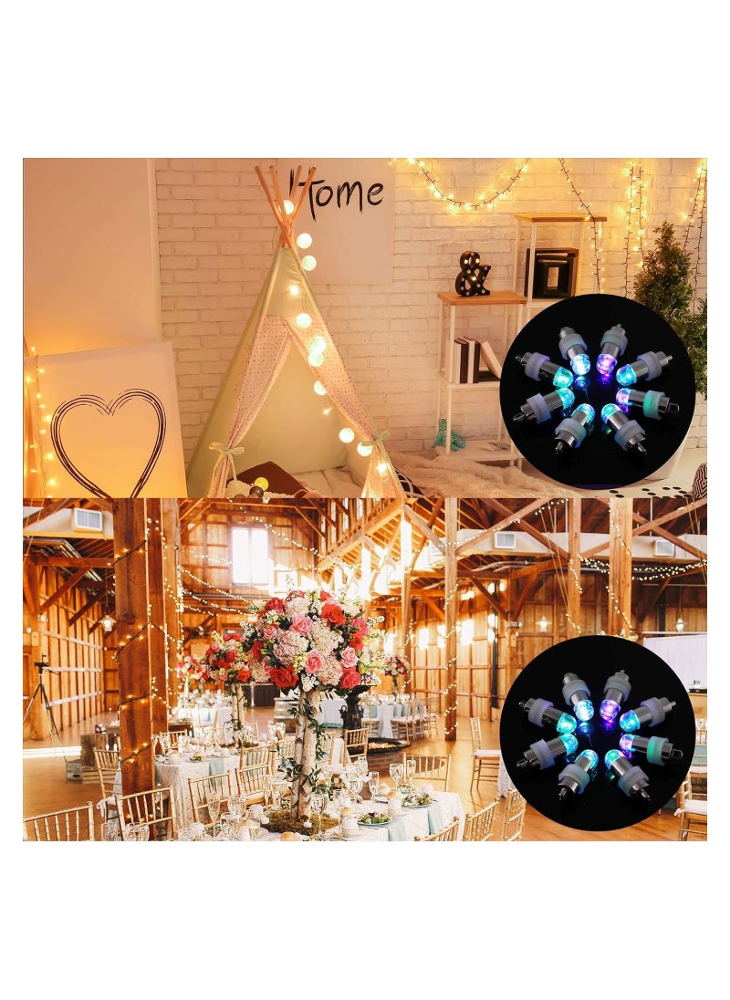 40 Pieces LED Balloon Lights Mini Battery Powered LED Party Lights Bulbs for Paper Lantern Balloon Wedding Party Decoration Centerpieces (Colorful)