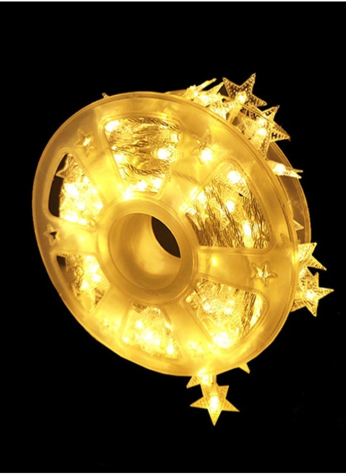 Star String Lights, Warm White LED Fairy Lights 30Mtr with 8 Lighting Modes, Battery-Powered for Indoor & Outdoor Decor