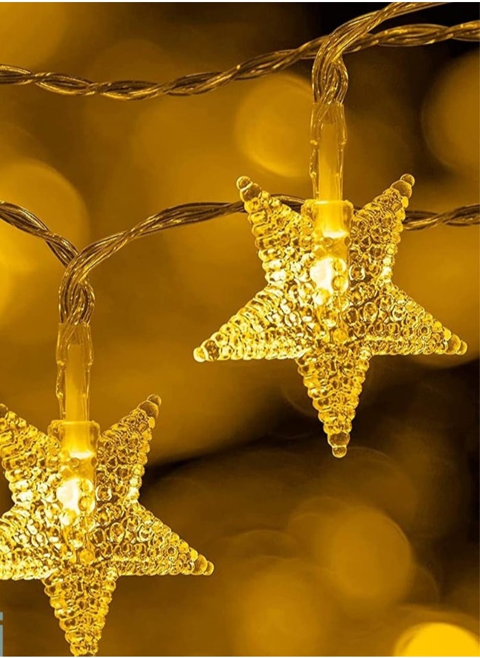 Star String Lights, Warm White LED Fairy Lights 30Mtr with 8 Lighting Modes, Battery-Powered for Indoor & Outdoor Decor