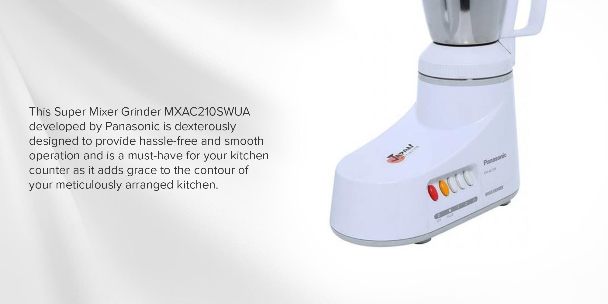 Super Mixer Grinder MXAC210SWUA White