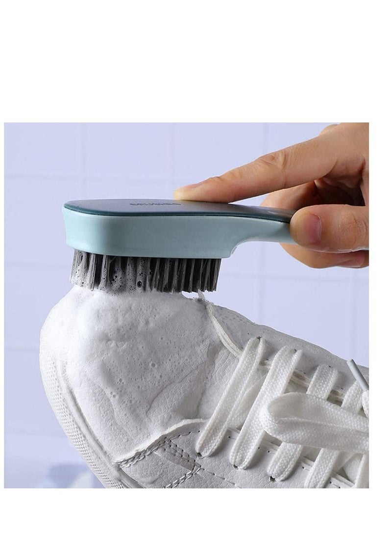 Laundry Brush Shoes Brush Shoe Cleaning Brush Scrub Brush for Stains Household Cleaning Clothes Shoes Scrubbing Household Cleaning Brushes Bathroom Ergonomics Grip Easy Hold 2 Pack