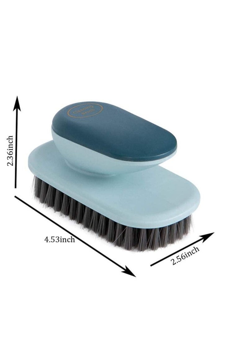 Laundry Brush Shoes Brush Shoe Cleaning Brush Scrub Brush for Stains Household Cleaning Clothes Shoes Scrubbing Household Cleaning Brushes Bathroom Ergonomics Grip Easy Hold 2 Pack