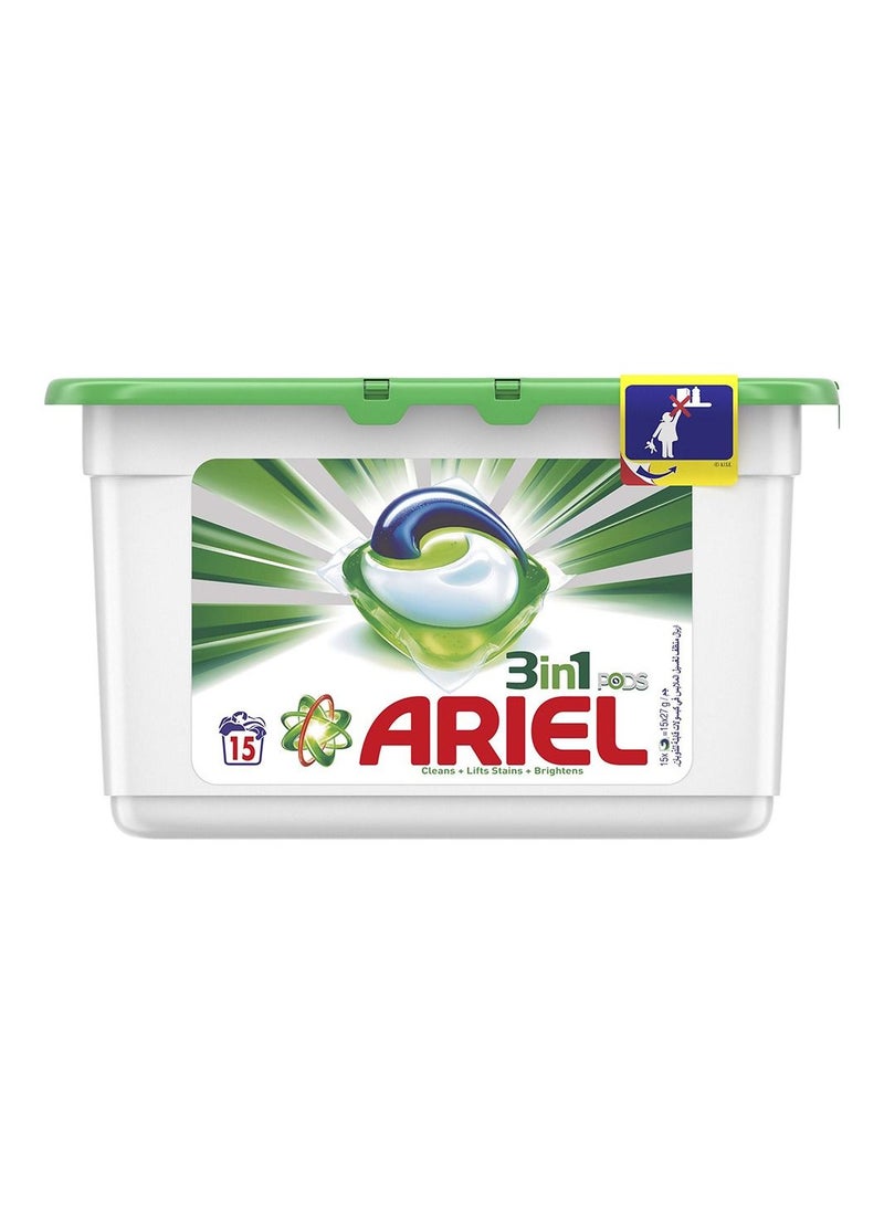 Ariel 3in1 Pods Washing Capsules Original Scent 15 Counts